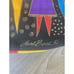 NWT Vintage Laurel Burch Colorful Dancing Celebration Canvas Tote Travel Bag XL