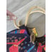 NWT Vintage Laurel Burch Colorful Dancing Celebration Canvas Tote Travel Bag XL