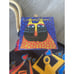 NWT Vintage Laurel Burch Colorful Dancing Celebration Canvas Tote Travel Bag XL