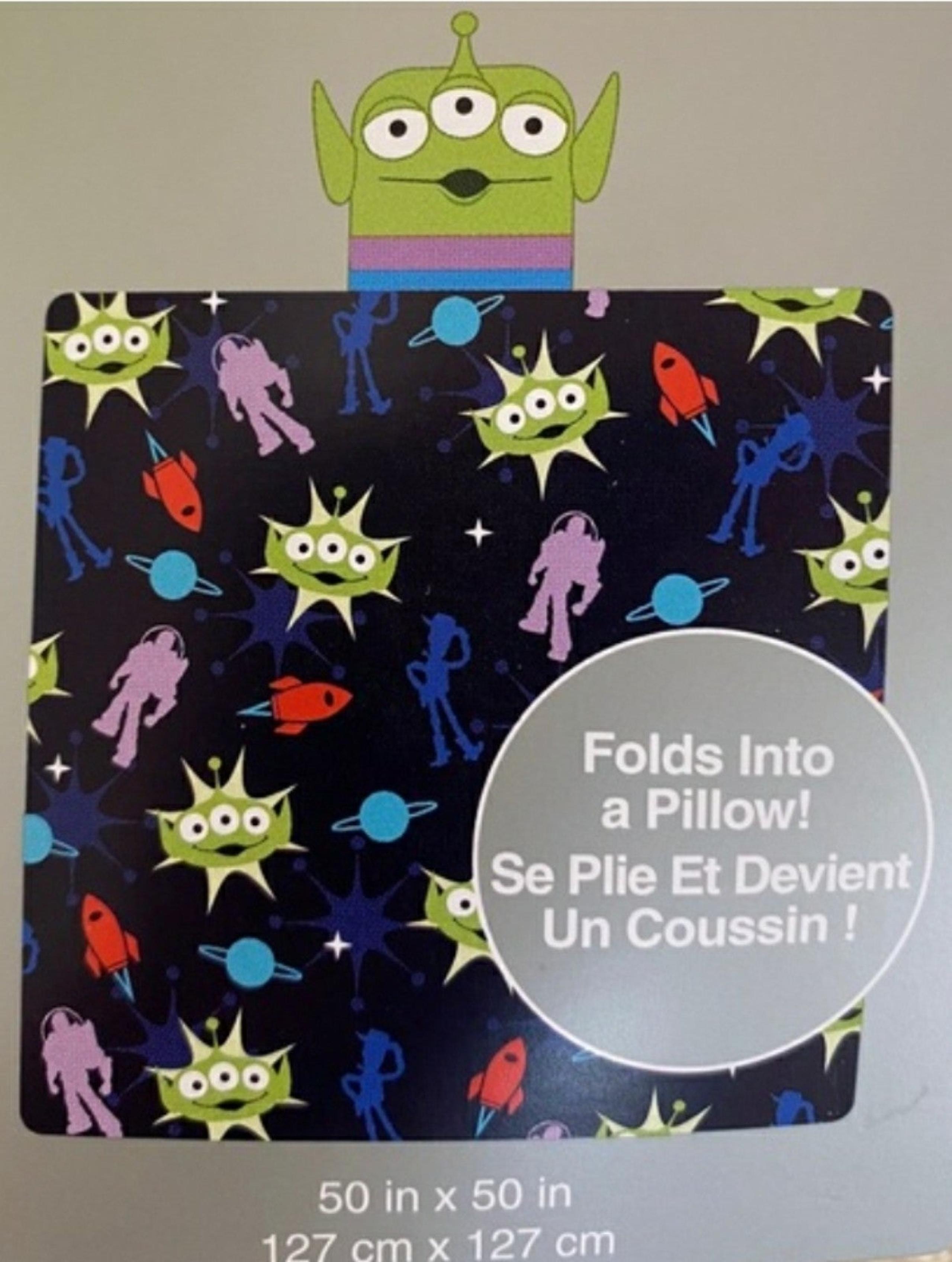 Disney Pixar Toy Story Alien Convertible Fleece Throw