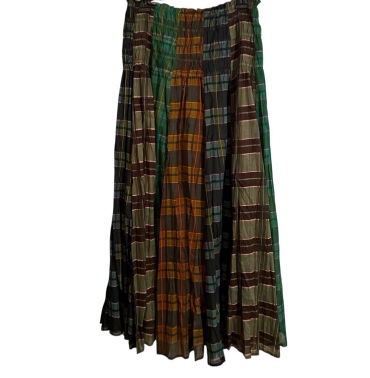 SUNDANCE Talisman Balmoral Plaid Midi Skirt Sz M NWT 128