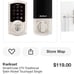 Kwikset SmartCode 270 Traditional Satin Nickel Touchpad Single Cylinder Electron