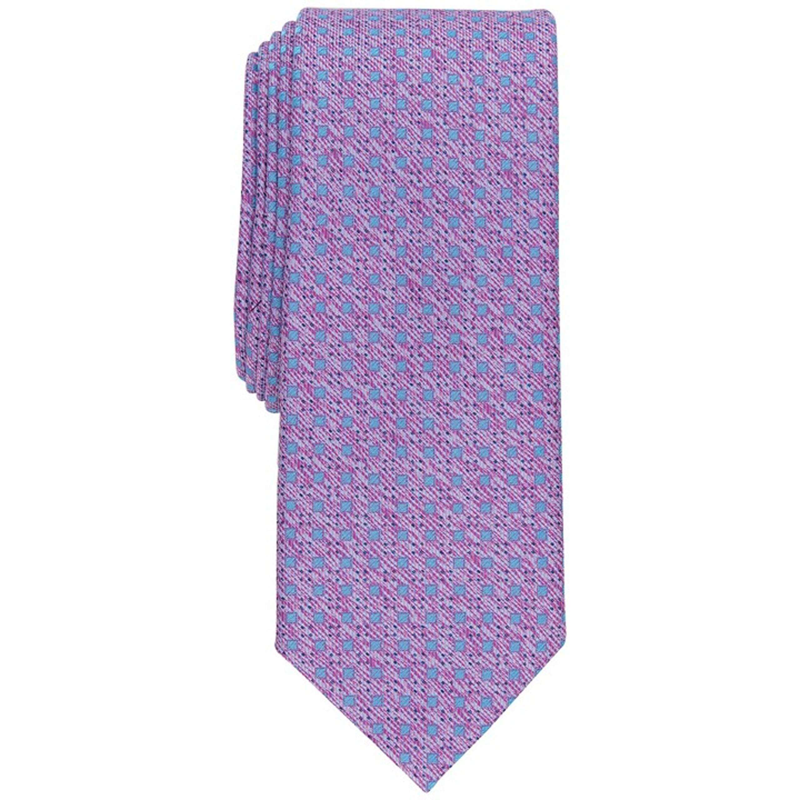 Bar III Men's Micro-Melange Neat Tie Pink OS B4HP