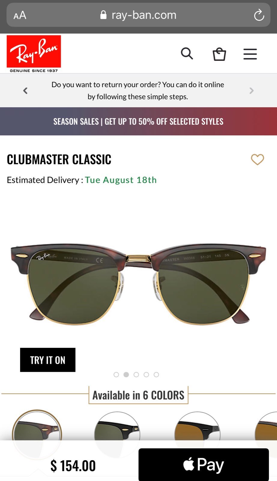 Ray-Ban sunglasses