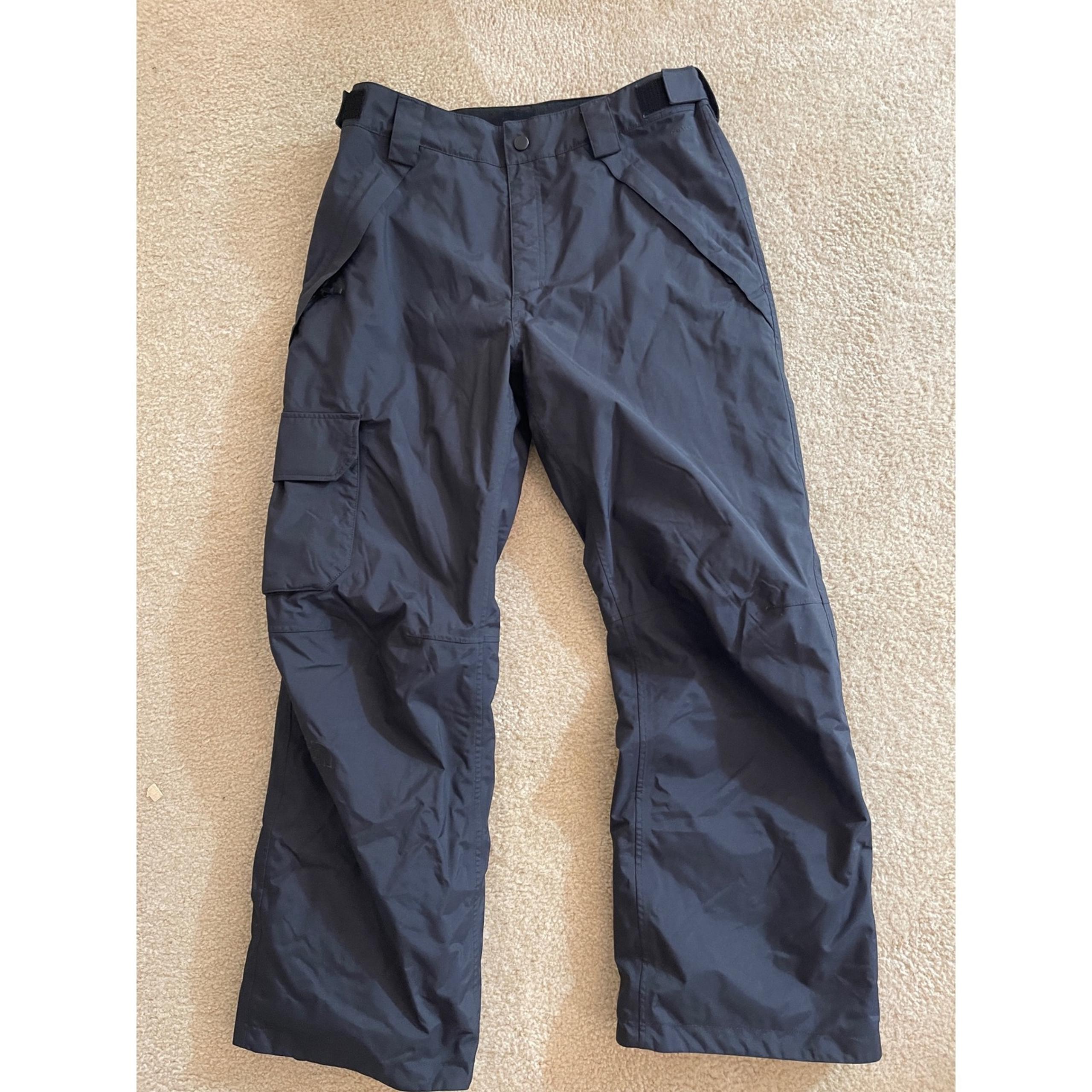 The North Face Snow Ski Pants Waterproof Cargo Pockets Black Mens M/M