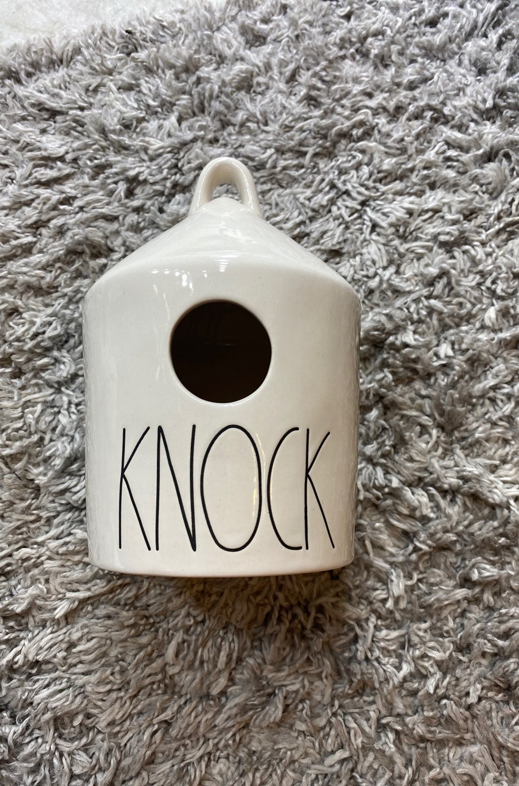 Rae Dunn birdhouse