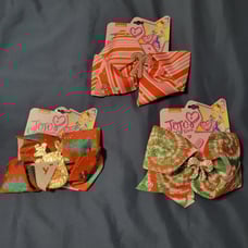 New JoJo Siwa Christmas sequins and tie dye hair bows, Set of 3