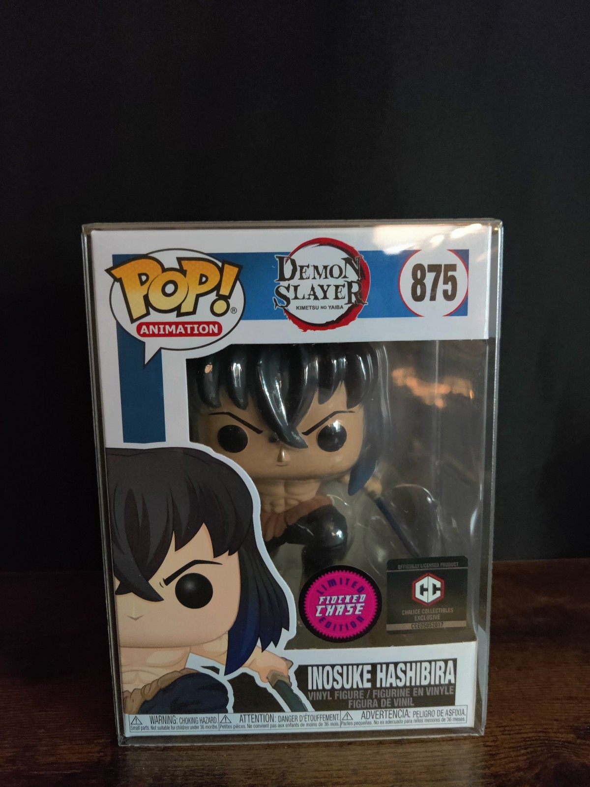 Funko Pop Demon Slayer Inosuke Hashibira Chalice Collectibles Exclusive Chase