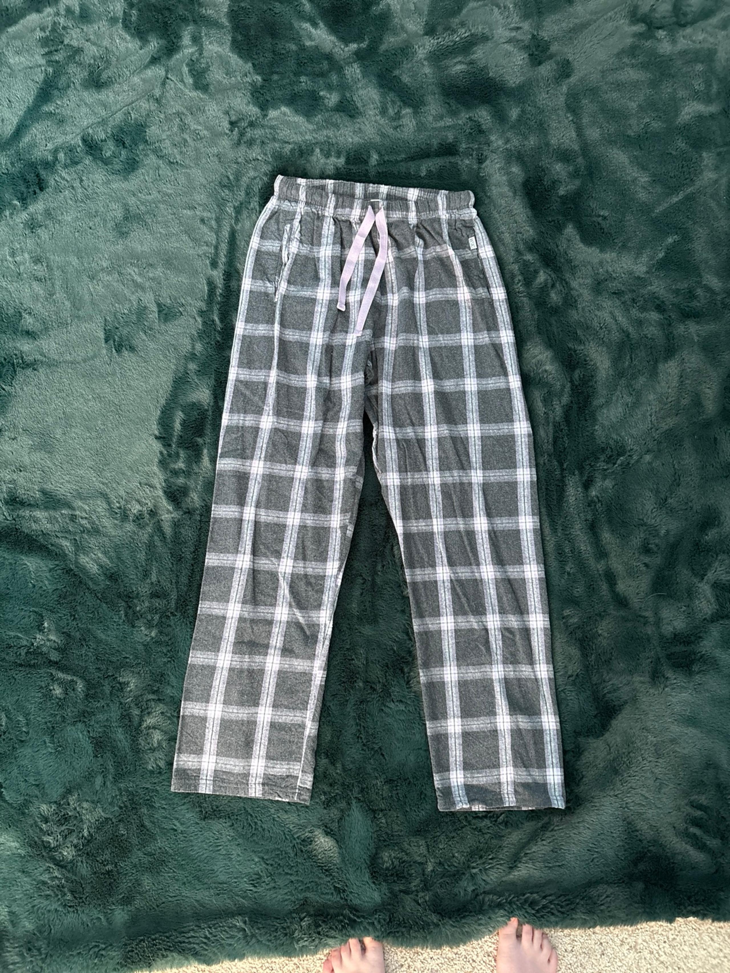 Boxercraft Gray and Purple Plaid Pajama Pants