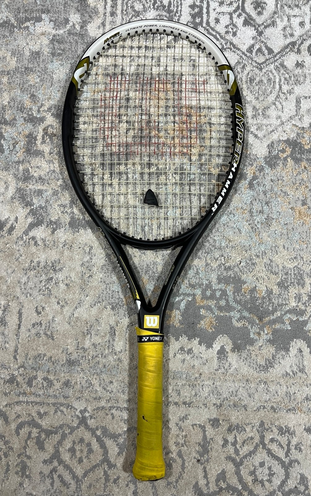 WILSON HYPER HAMMER 5.3 OS TENNIS RACKET - 4 1/8 GRIP