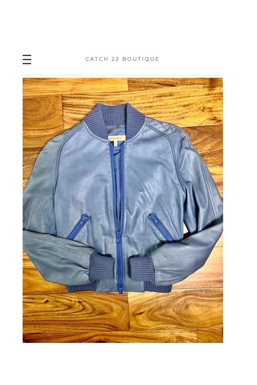 SEE BY CHLOE Bomber Jacket SZ 2