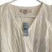 NWT! Loft Womens White Embroidered Sleeveless Wrap Maxi Dress Size SP