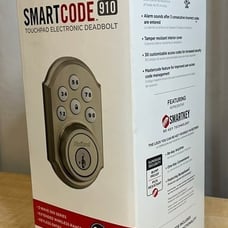 Kwikset 910 Smartcode Deadbolt w/ Z-Wave Lock Satin Nickel
