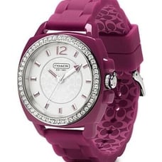 COACH Boyfriend Berry Watch Silicone / Rubber Band