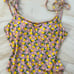 J.CREW Shoulder-tie one-piece swimsuit in lemon print