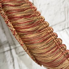 Vintage Looped Fringe Conso 1 3/4” Trim Sun Valley Barnacle Color 25yds. New