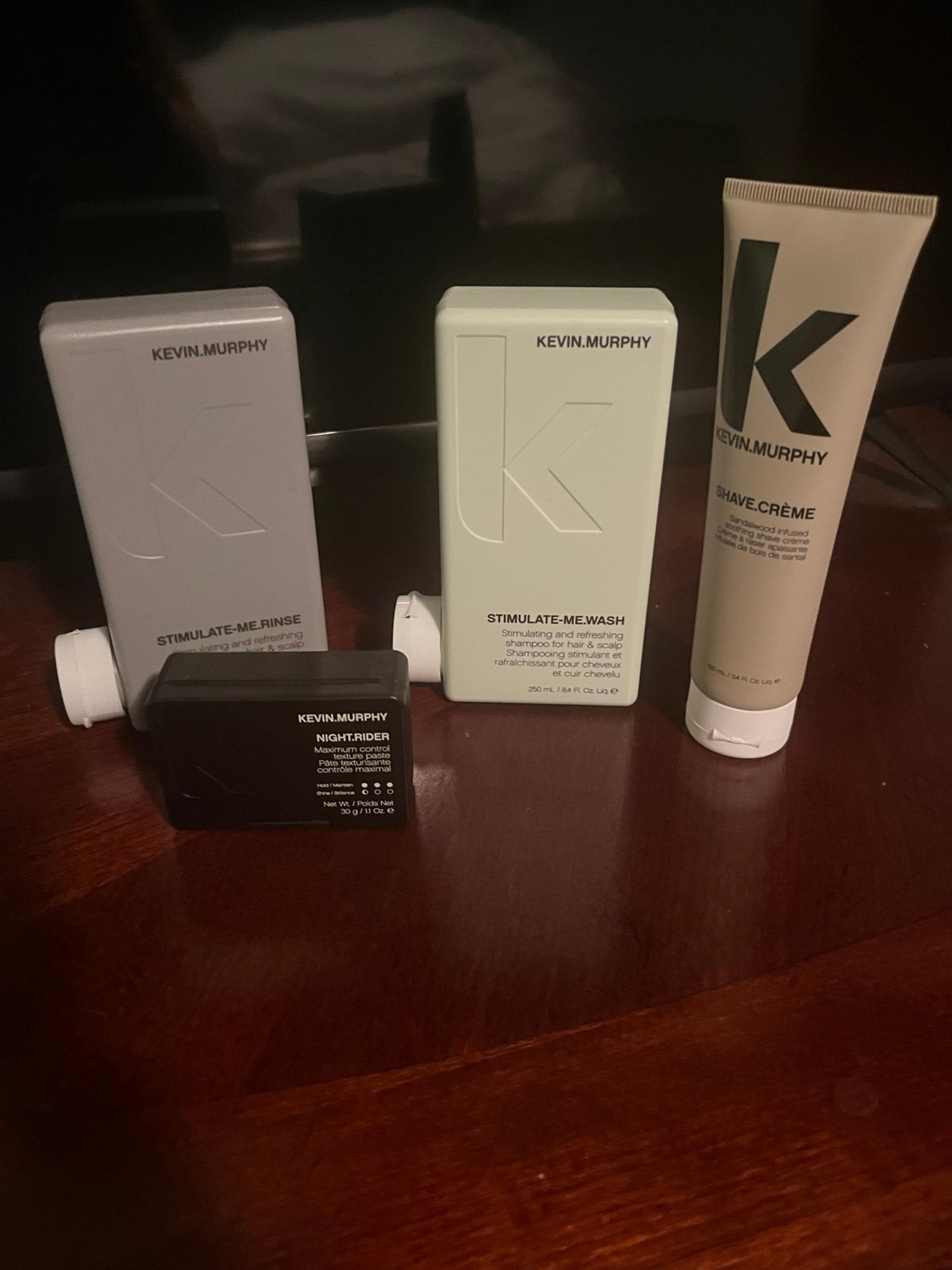 Kevin Murphy Bundle-  shampoo, conditioner, shave cream, and night rider paste