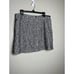 Tory Burch White Label Designer Navy & White Boucle Mini Skirt Womens Size 12