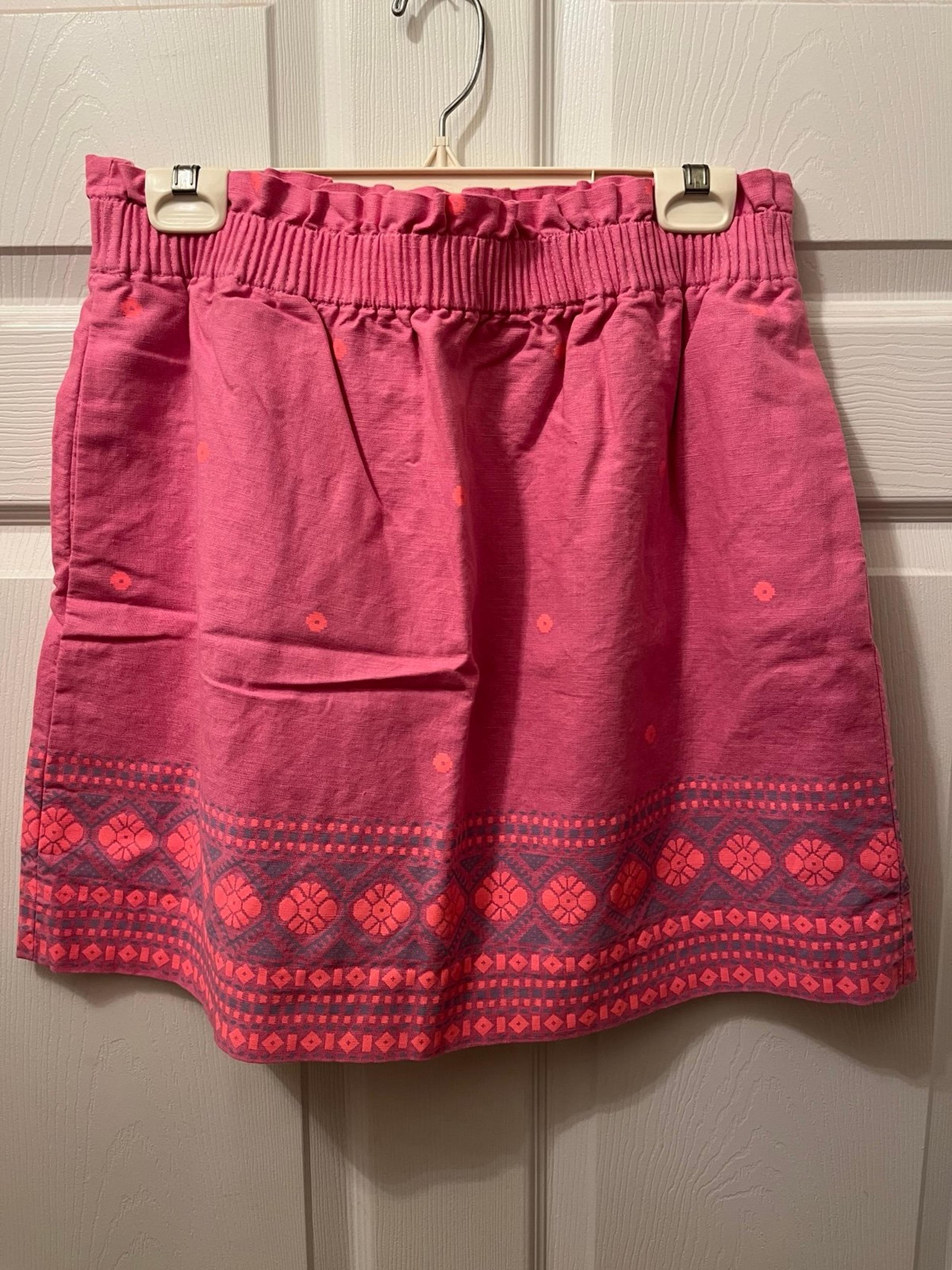 J.Crew pink mini skirt