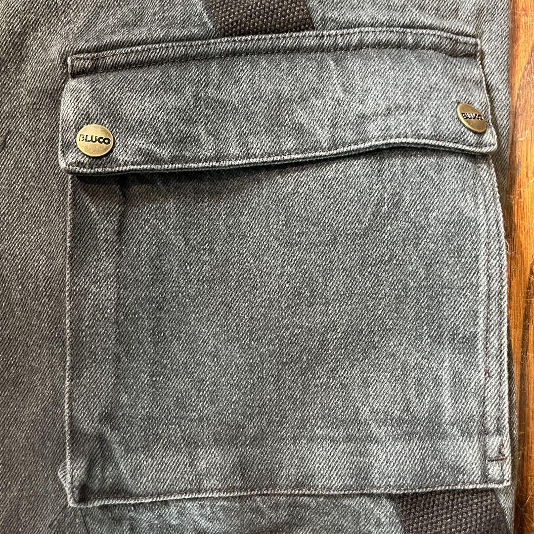 BLUCO 12oz INDIGO UTILITY VEST Black Vest