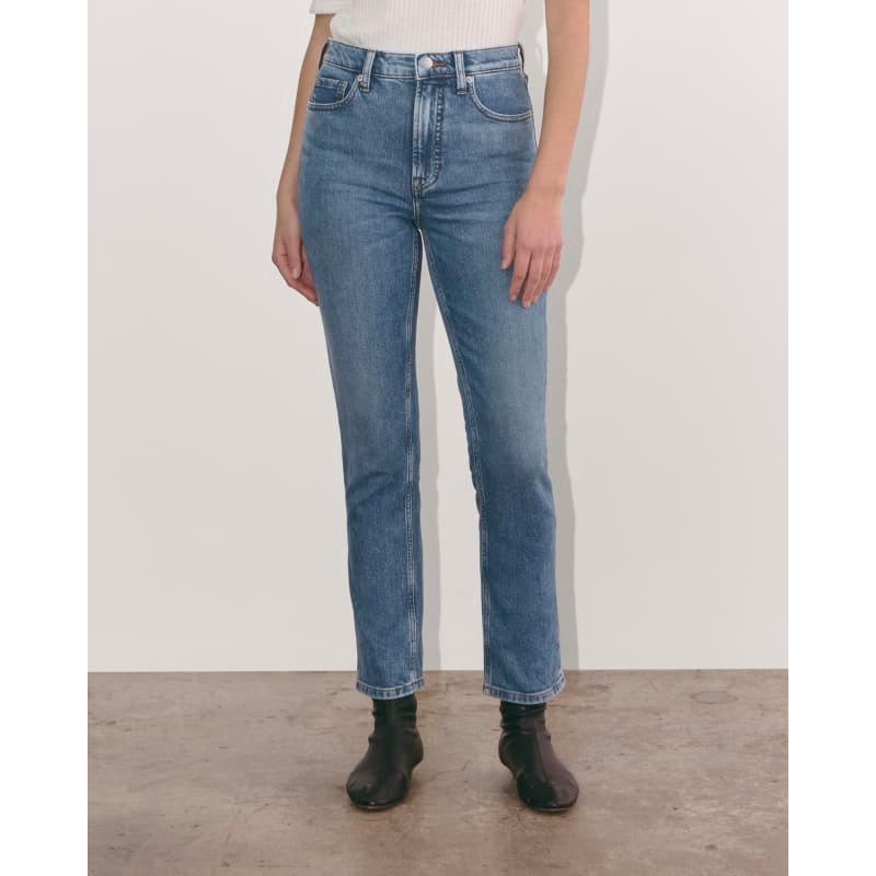 Everlane The Original Cheeky Jean in Medium Washed Blue 30 Regular