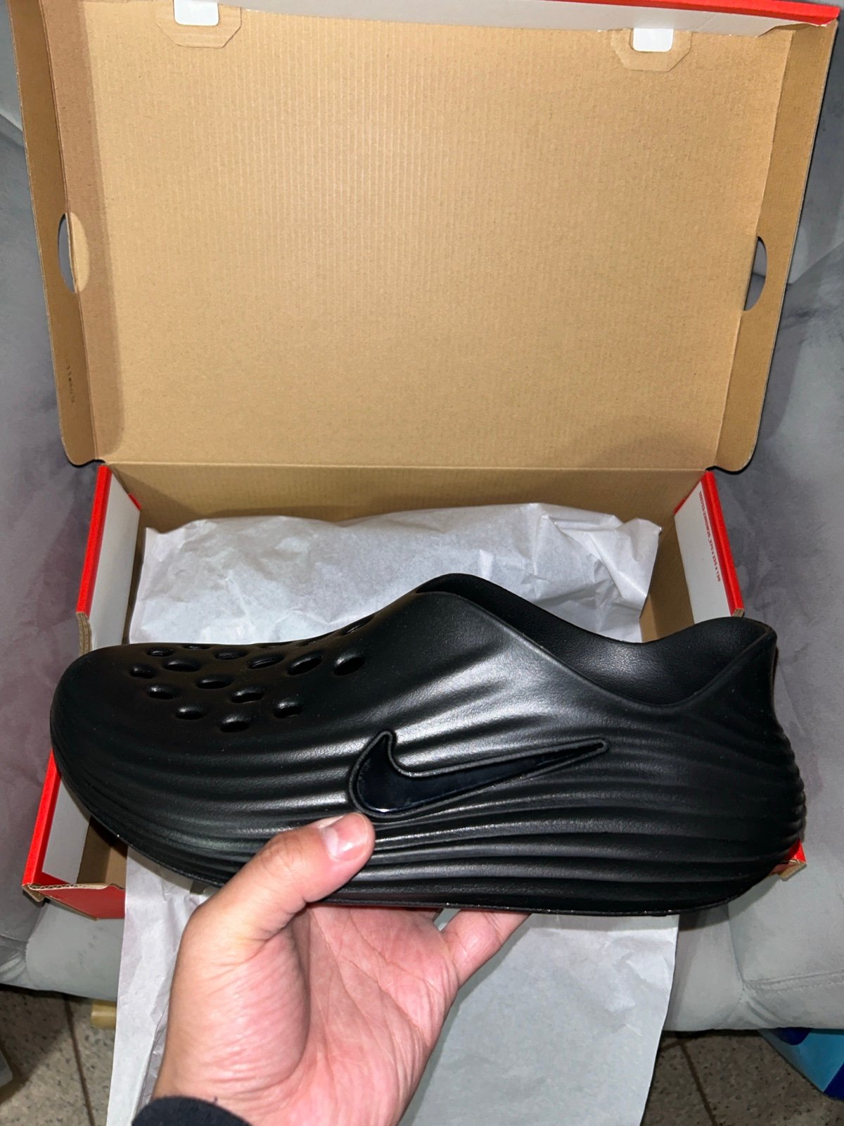 Nike ReactX Rejuven8 Triple Black Size 11