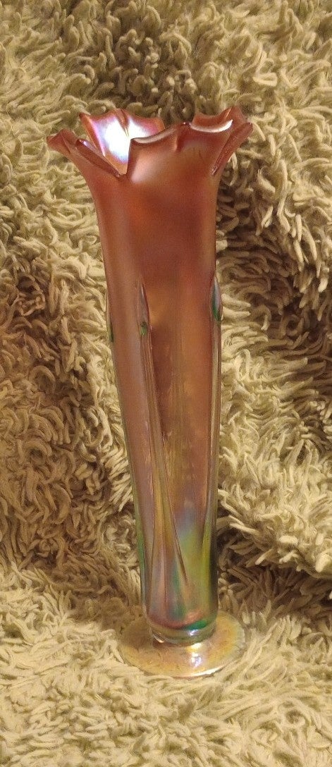 Vintage Ron Mynatt Blown Glass Vase