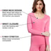Thermal Underwear Women Ultra-Soft Long Johns Set Base Layer Skiing Winter Warm