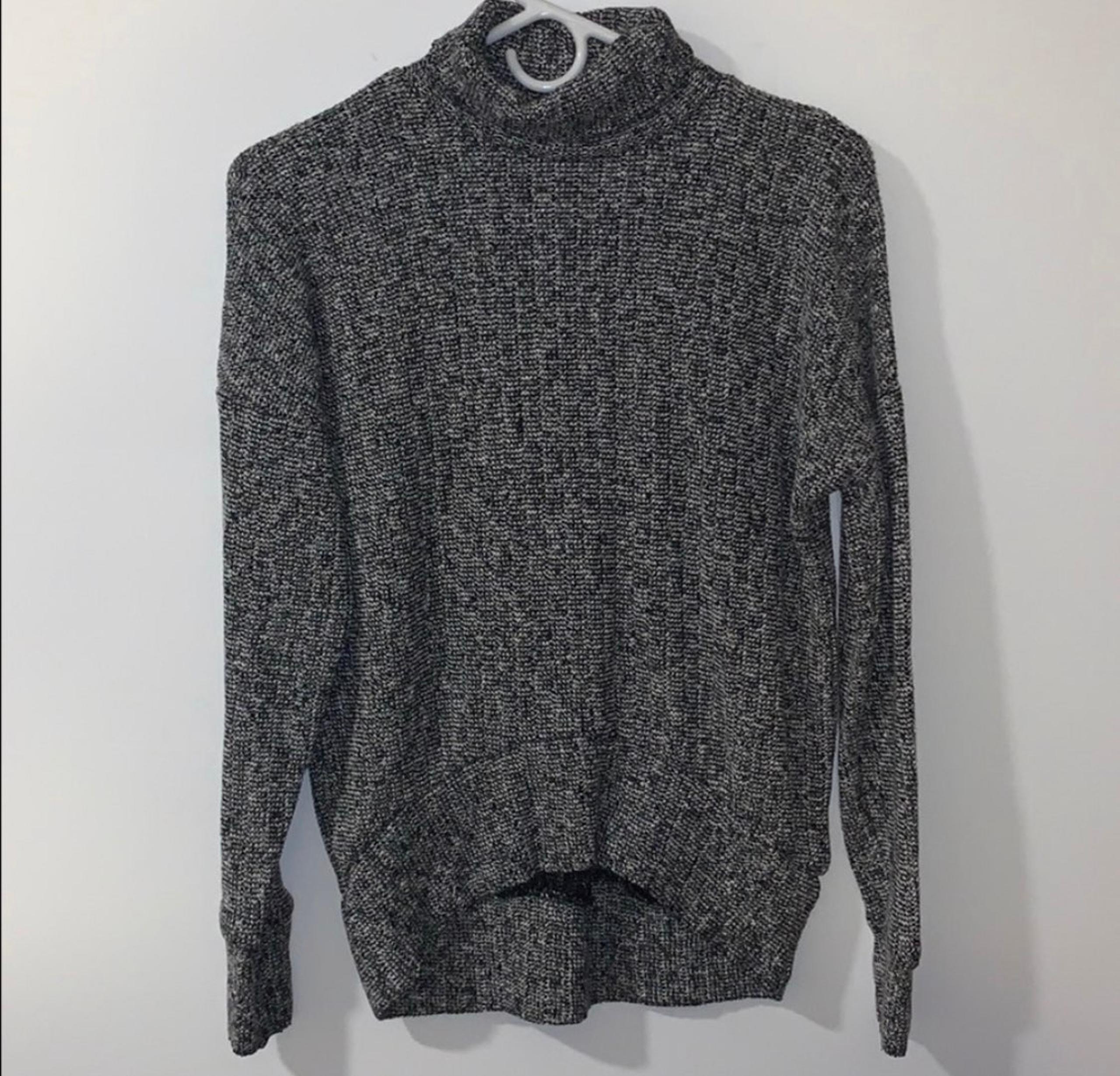 Topshop B&W Turtleneck