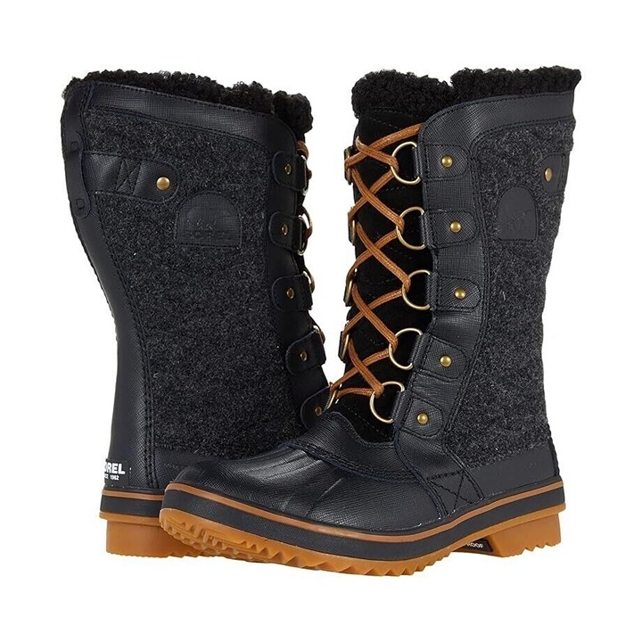 Women's Sorel Tofino-black, gum (Size 5)