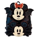 Limited Edition Mickey & Minnie Bat Double Pocket Glow Mini Backpack