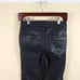 NINE WEST Delancy High Rise Coated Kick Flare Black Denim Jeans Size 2