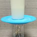Vintage Fenton Plate Upcycled to Candle Riser/ Holder w/Pillar Candle