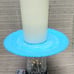 Vintage Fenton Plate Upcycled to Candle Riser/ Holder w/Pillar Candle