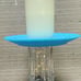 Vintage Fenton Plate Upcycled to Candle Riser/ Holder w/Pillar Candle