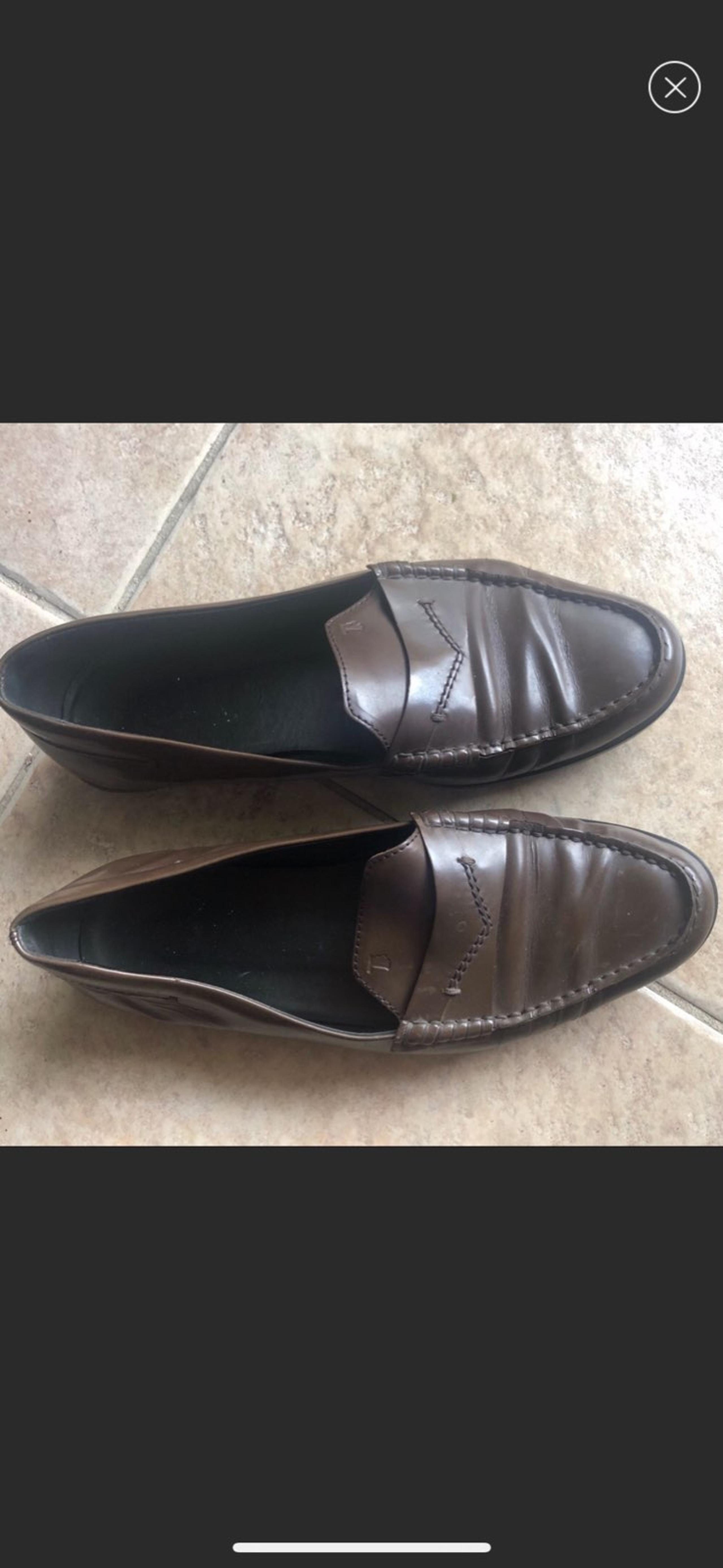 Tods Brown Leather Loafers