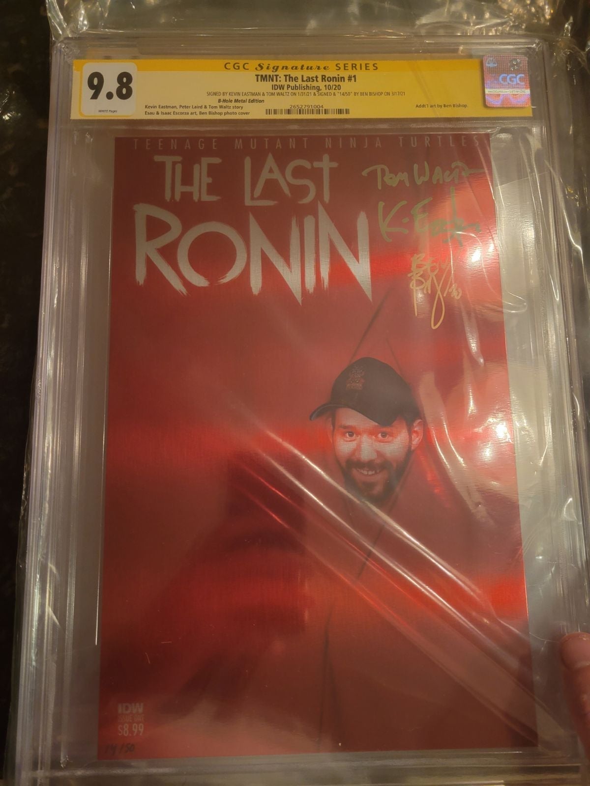 TMNT THE LAST RONIN #1 CGC SS 9.8!! ONLY 5 EXIST!