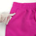 NWT GOOD AMERICAN Women's Scuba Drawstring High-waisted Shorts Pink Size 5