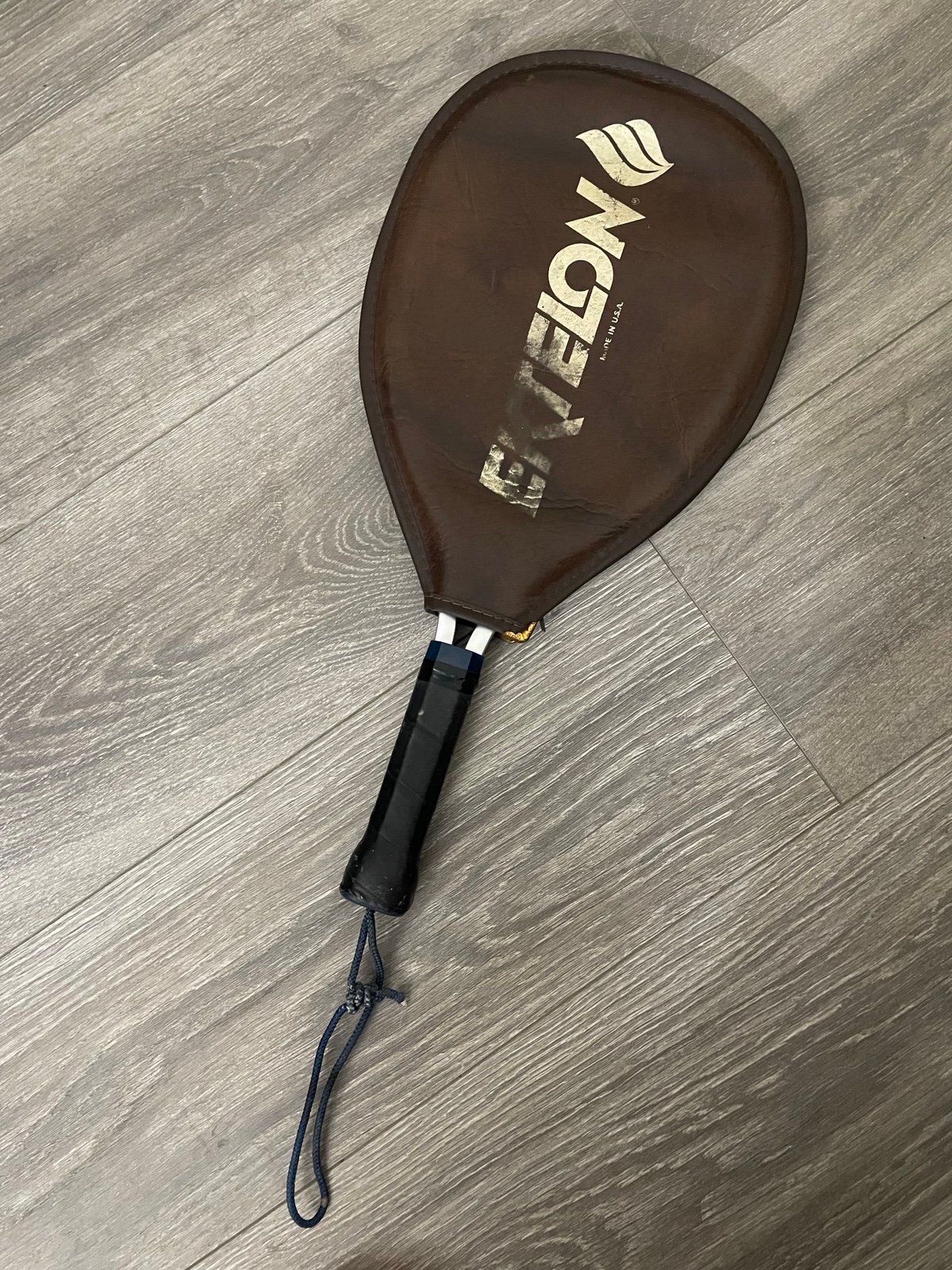 Vintage racket ball wand and cover