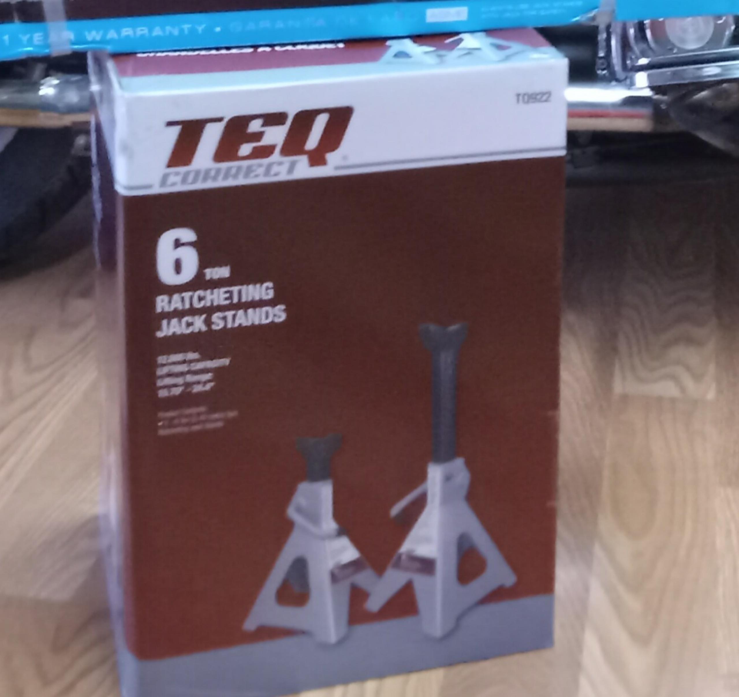 Teq Connect 6ton ratcheting jack stand