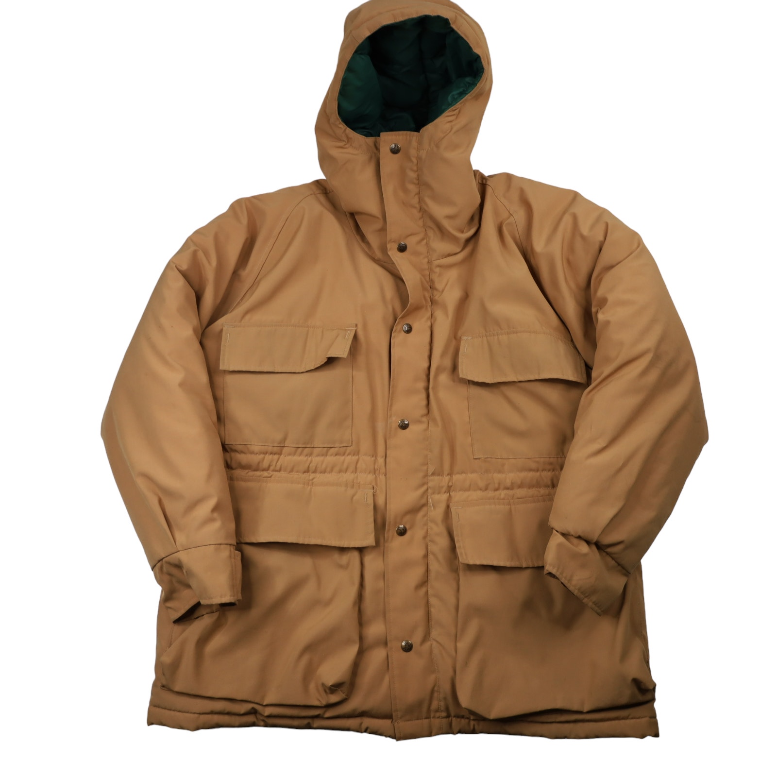 Vintage White Stag Quilted Puffer Jacket