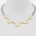 True Religion Horseshoe Two-Tone Chain Link Statement Necklace