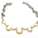 True Religion Horseshoe Two-Tone Chain Link Statement Necklace