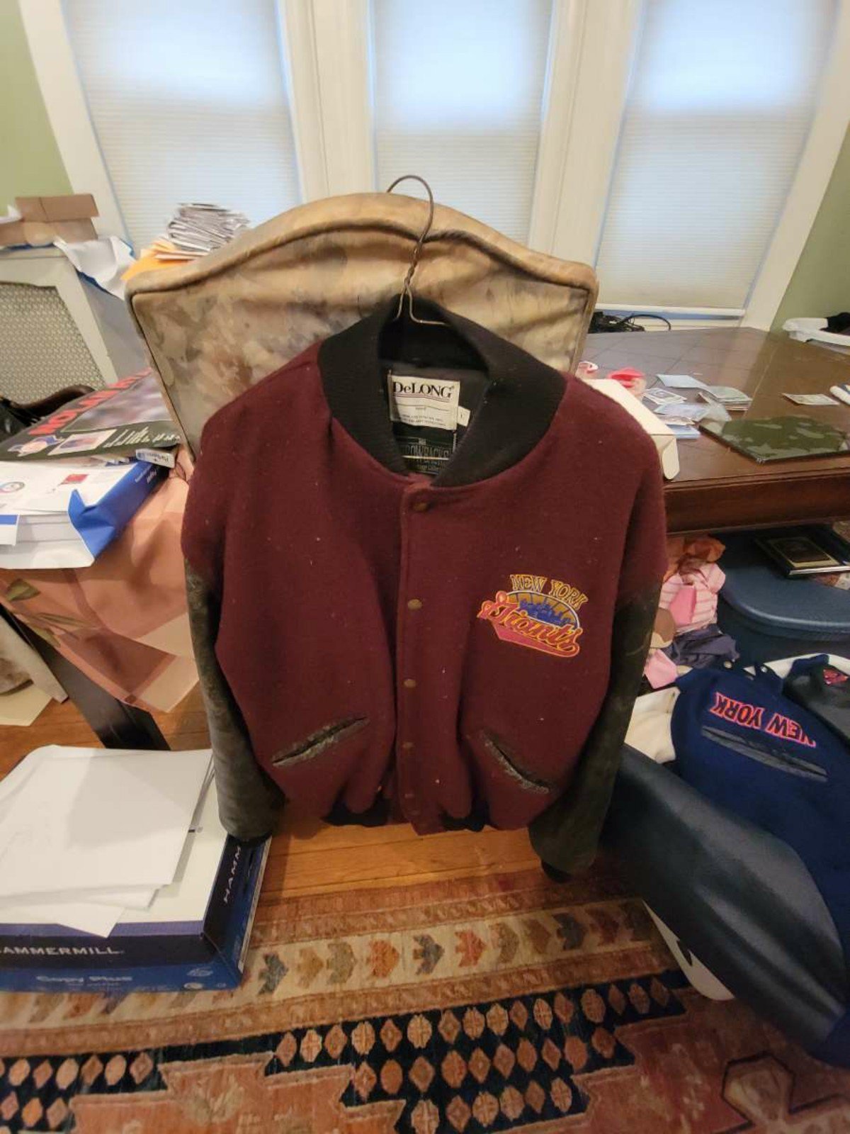 DeLong Varsity Jacket- Vintage NYG- Brand New