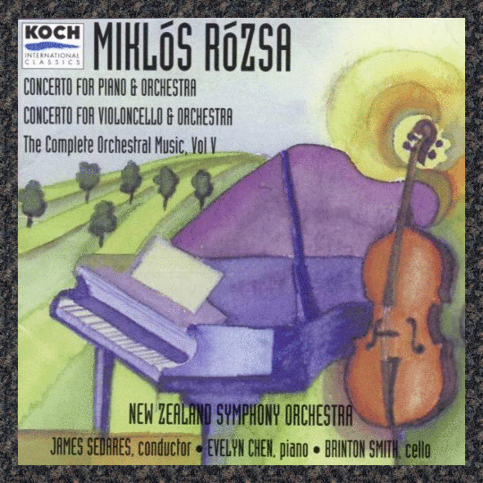 Rozsa: Concerto for Piano and Orchestra, Op. 31 / Concerto for Cello & Orchestra