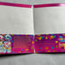 Vintage Lisa Frank Spotty & Dotty Rainbow Dalmatians Folder Unpunched￼