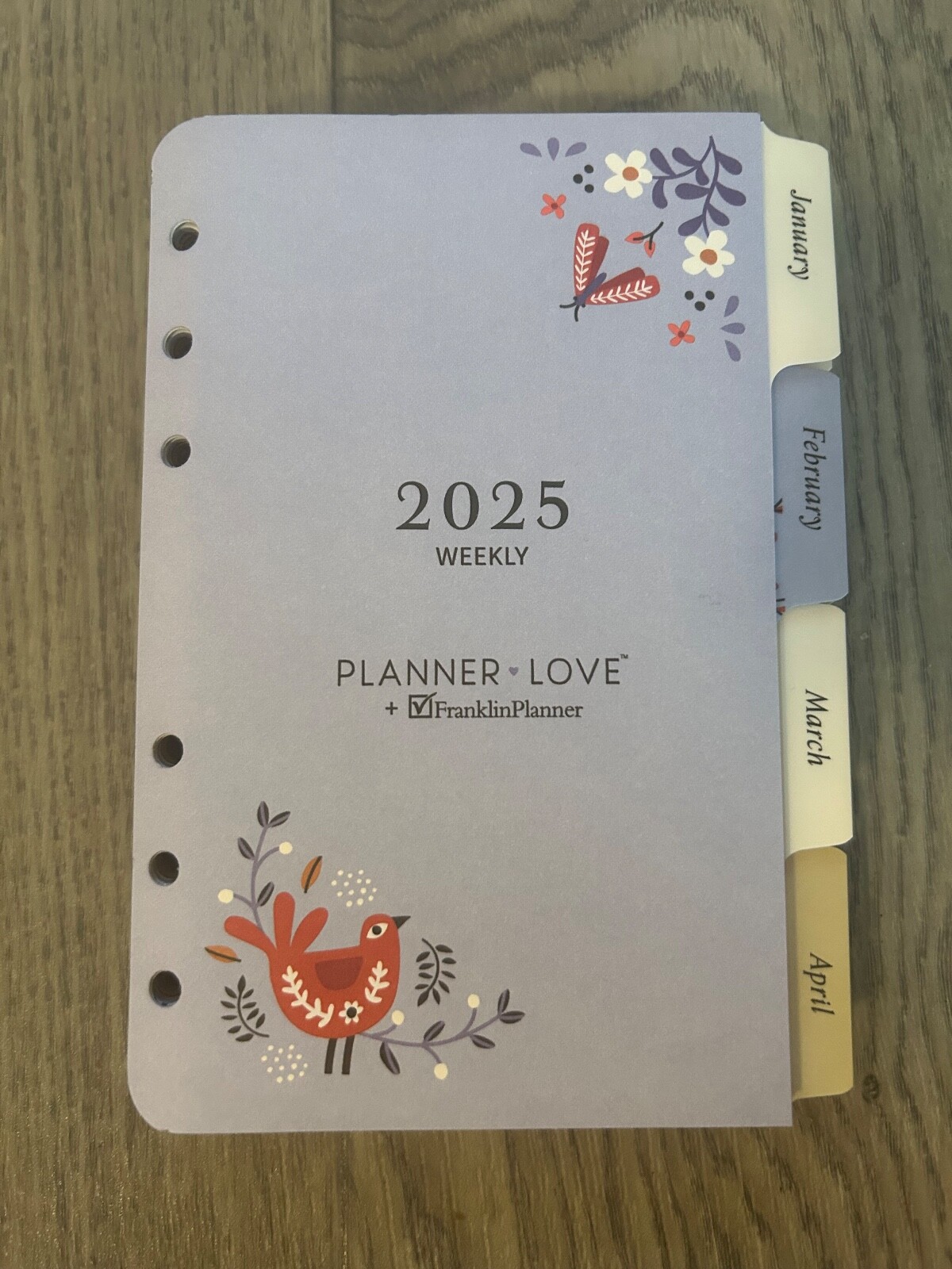 Franklin Planner Love Folklore Blooms Inserts Refill Compact Size 2025