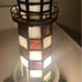 Vintage High Quality Hand Made hand painted Lamp lighthouse