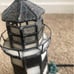 Vintage High Quality Hand Made hand painted Lamp lighthouse