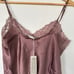 Italy Intimissimi 100% silk Lace Camisole Top Orchid Mauve RARE new with tags